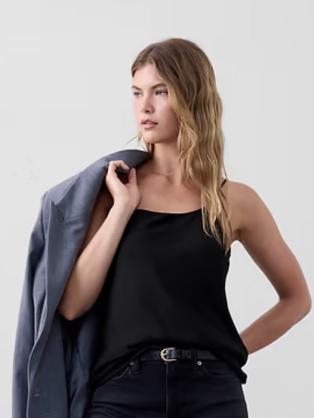 Banana Republic Black Silky Camisole - Women's Small